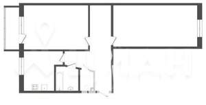 2-к квартира, вторичка, 49м2, 4/5 этаж