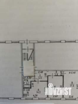 2-к квартира, вторичка, 57м2, 1/5 этаж