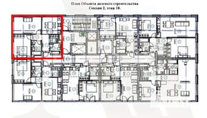 2-к квартира, строящийся дом, 58м2, 10/16 этаж