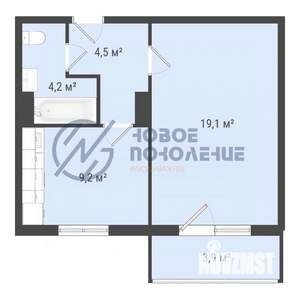1-к квартира, вторичка, 36м2, 2/10 этаж