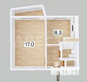 1-к квартира, вторичка, 37м2, 8/10 этаж