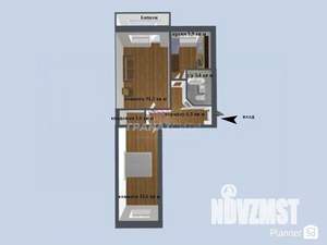 2-к квартира, вторичка, 45м2, 2/5 этаж