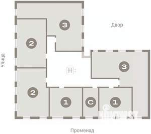 3-к квартира, вторичка, 84м2, 7/8 этаж