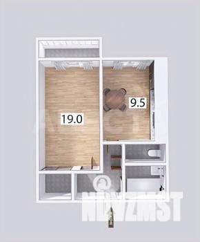 1-к квартира, вторичка, 35м2, 3/10 этаж