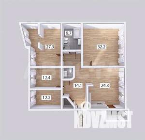 4-к квартира, вторичка, 144м2, 5/9 этаж