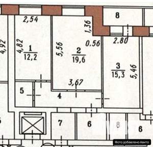 2-к квартира, вторичка, 64м2, 5/8 этаж