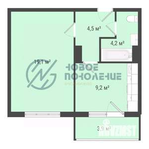 1-к квартира, вторичка, 37м2, 3/10 этаж