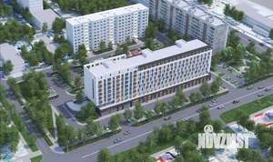 1-к квартира, строящийся дом, 38м2, 2/8 этаж