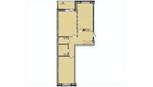 Студия квартира, вторичка, 64м2, 8/10 этаж