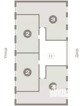 3-к квартира, вторичка, 128м2, 7/9 этаж