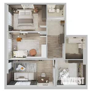 3-к квартира, строящийся дом, 81м2, 2/9 этаж