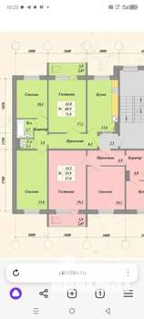 3-к квартира, вторичка, 70м2, 3/11 этаж