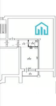 Студия квартира, вторичка, 35м2, 9/12 этаж