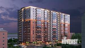 3-к квартира, строящийся дом, 74м2, 9/15 этаж