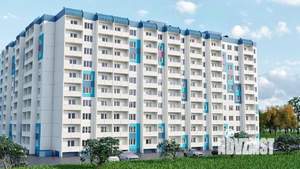 1-к квартира, строящийся дом, 39м2, 7/10 этаж