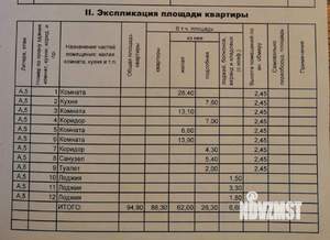 4-к квартира, вторичка, 88м2, 5/6 этаж