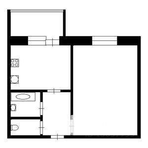 1-к квартира, вторичка, 32м2, 4/5 этаж