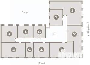 2-к квартира, вторичка, 60м2, 5/9 этаж