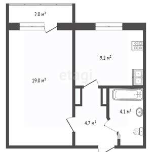 1-к квартира, вторичка, 37м2, 10/10 этаж