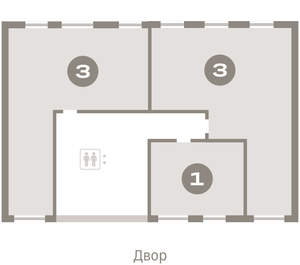 3-к квартира, вторичка, 87м2, 3/16 этаж