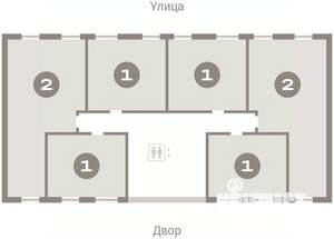 2-к квартира, вторичка, 68м2, 3/7 этаж