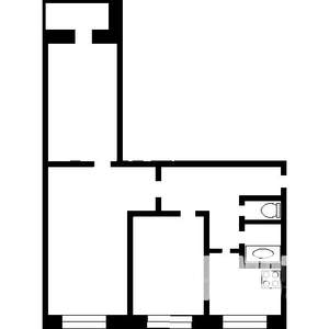 3-к квартира, вторичка, 62м2, 5/5 этаж