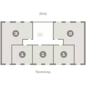 3-к квартира, вторичка, 85м2, 6/9 этаж