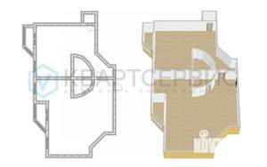 2-к квартира, вторичка, 157м2, 2/12 этаж