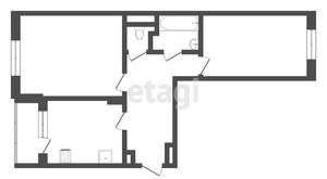 2-к квартира, вторичка, 62м2, 11/14 этаж