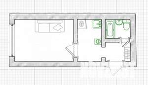 Студия квартира, вторичка, 25м2, 3/9 этаж