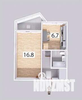 1-к квартира, вторичка, 31м2, 11/14 этаж