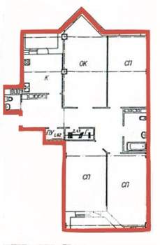 Студия квартира, сданный дом, 133м2, 3/7 этаж