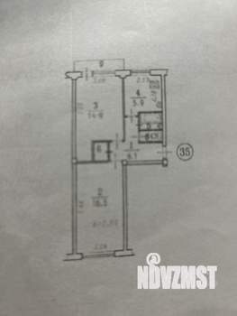 2-к квартира, вторичка, 48м2, 5/5 этаж