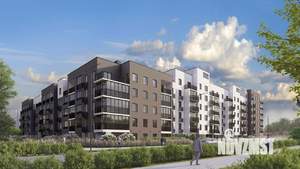1-к квартира, строящийся дом, 44м2, 6/7 этаж