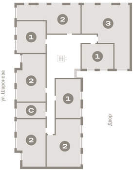 3-к квартира, вторичка, 89м2, 5/16 этаж