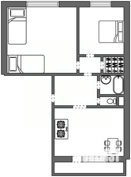 2-к квартира, вторичка, 72м2, 9/10 этаж