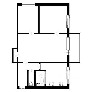 3-к квартира, вторичка, 51м2, 2/5 этаж