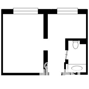 1-к квартира, вторичка, 28м2, 1/5 этаж