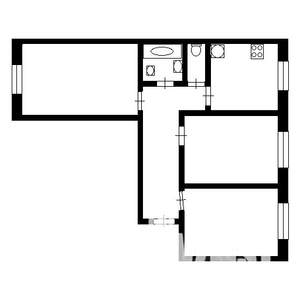 3-к квартира, вторичка, 77м2, 1/10 этаж