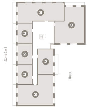 3-к квартира, вторичка, 103м2, 8/9 этаж