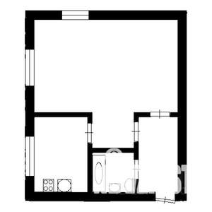 1-к квартира, вторичка, 29м2, 1/5 этаж