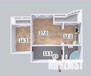 2-к квартира, вторичка, 75м2, 6/6 этаж