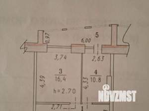 1-к квартира, вторичка, 37м2, 9/10 этаж
