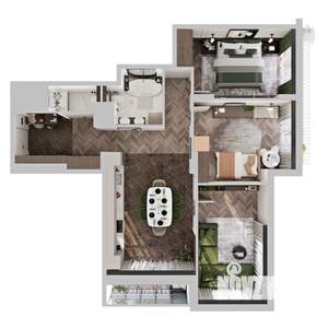 3-к квартира, строящийся дом, 93м2, 11/12 этаж