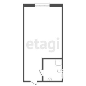 Студия квартира, вторичка, 18м2, 2/5 этаж