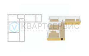 3-к квартира, вторичка, 63м2, 2/9 этаж