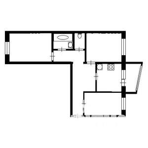 3-к квартира, вторичка, 63м2, 3/5 этаж