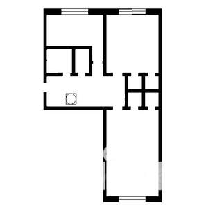 2-к квартира, вторичка, 51м2, 1/2 этаж