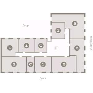 3-к квартира, вторичка, 87м2, 5/9 этаж