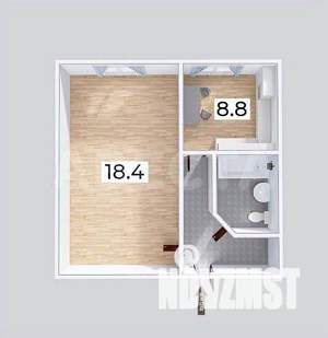 1-к квартира, вторичка, 36м2, 5/6 этаж